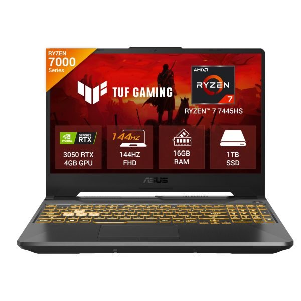 ASUS TUF Gaming A15 (Ryzen 7, 16GB, RTX 4050)