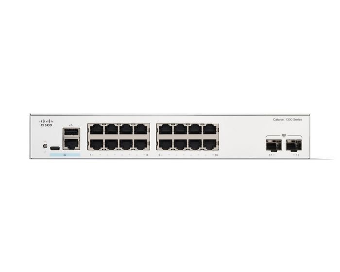 Cisco Catalyst 1300-16T Managed Switch