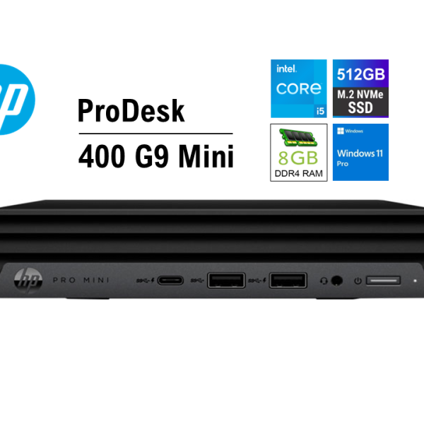 HP ProDesk 400 G9 Mini Desktop (i5, 8GB, 256GB)