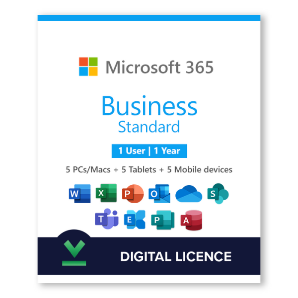 Microsoft 365 Business Standard (1 User, Annual)