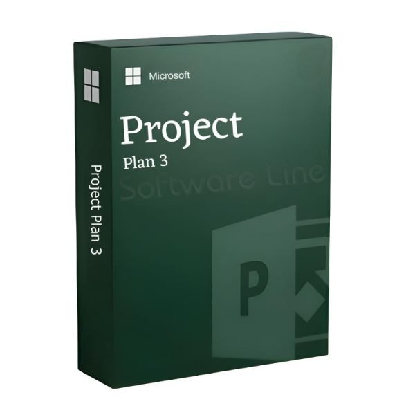 Microsoft Project Plan 3 (1 User, Annual)
